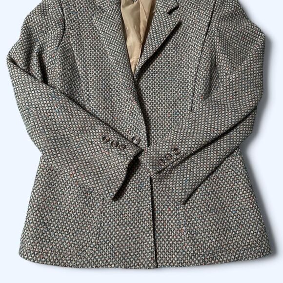 Vintage Adolfo Sport Wool Blazer – 80s/90s Classic Power Look – Size 6 - Picture 1 of 6